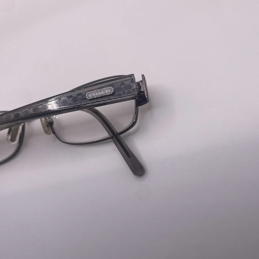 Coach Eyeglasses Women FRAME ONLY Gemma Full Rim 49-16-135 Dark Gun Metal 878